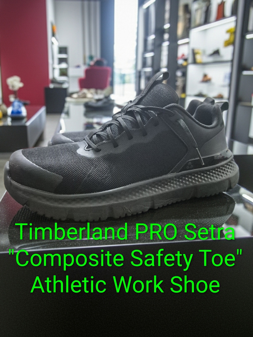Timberland PRO Setra "Composite Safety Toe" Athletic Work Shoe Sz 11 EUC